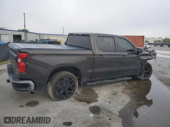 2021 Chevrolet Silverado 1500 LT with VIN 1GCPWCEK5MZ285692, listed as a Copart auction lot 51211175 with 97,733 mi miles and Non Repairable. Bid and sale history available at DreamBid. Image 3.