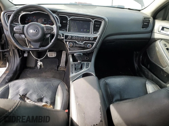 2015 Kia Optima SXL Turbo with VIN 5XXGR4A64FG386122, listed as a Copart auction lot 54451215 with 161,913 mi miles and Clean Title. Bid and sale history available at DreamBid. Image 8.