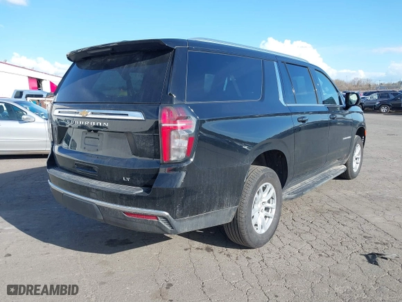 2024 Chevrolet Suburban LT with VIN 1GNSKCKD8RR270713, listed as a IAAI auction lot 41729257 with 18,096 mi miles. Bid and sale history available at carsss.com. Image 4.