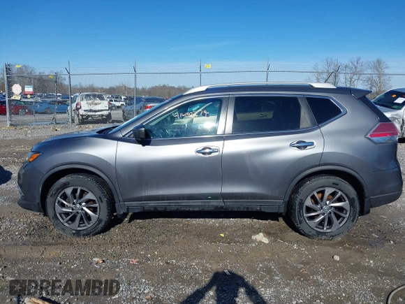 2016 Nissan Rogue SL with VIN 5N1AT2MV1GC875783, listed as a IAAI auction lot 41492279 with 95,737 mi miles and . Bid and sale history available at DreamBid. Image 15.