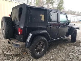 2016 Jeep Wrangler Unlimited 75th Anniversary with VIN 1C4BJWEG2GL221624, listed as a Copart auction lot 44678795 with 50,314 mi miles and Salvage Title. Bid and sale history available at carsss.com. Image 3.