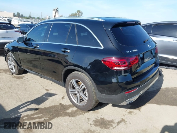 2022 Mercedes-Benz GLC 300 with VIN W1N0G8DB2NV399762, listed as a IAAI auction lot 42311304 with 20,421 mi miles and . Bid and sale history available at DreamBid. Image 3.