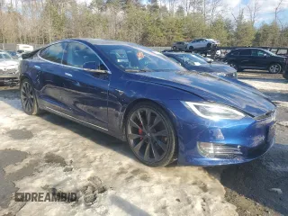 2020 Tesla Model S Performance z VIN 5YJSA1E47LF402269, wystawiony jako Copart lot #88001975 z przebiegiem Nie podano mil oraz Szkoda całkowita • Salvage title. Historia ofert i sprzedaży dostępna na DreamBid. Obrazek 4.