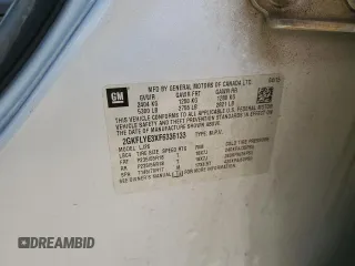 2015 GMC Terrain SLT z VIN 2GKFLYE3XF6336133, wystawiony jako Copart lot #55439065 z przebiegiem 106 041 mil mil oraz Szkoda całkowita • Salvage title. Historia ofert i sprzedaży dostępna na DreamBid. Obrazek 12.