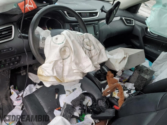 2015 Nissan Rogue SL with VIN 5N1AT2MV3FC771827, listed as a Copart auction lot 47189705 with Not Provided miles and Non Repairable. Bid and sale history available at carsss.com. Image 8.