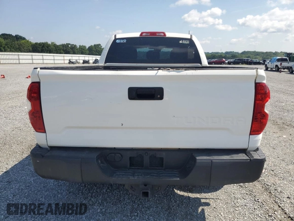 2018 Toyota Tundra SR with VIN 5TFRM5F13JX129495, listed as a Copart auction lot 62901035 with 65,281 mi miles and Clean title. Bid and sale history available at DreamBid. Image 6.