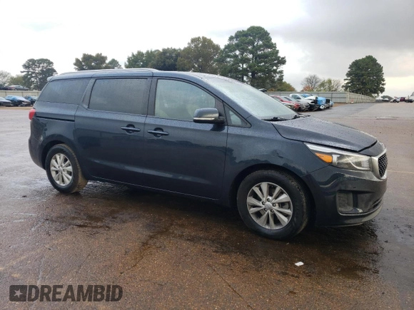 2017 Kia Sedona LX with VIN KNDMB5C11H6238980, listed as a Copart auction lot 78467274 with 151,020 mi miles and Salvage Title. Bid and sale history available at carsss.com. Image 4.