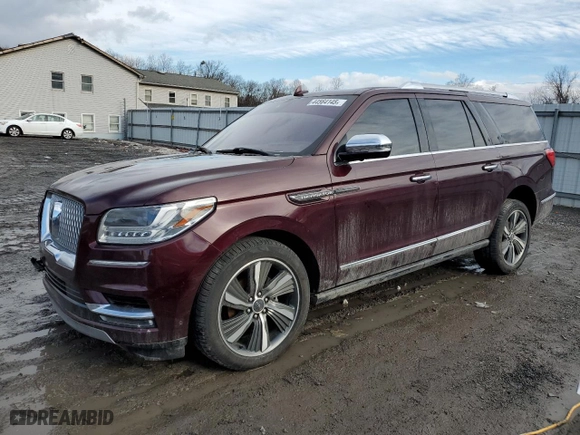 2019 Lincoln Navigator L Black Label with VIN 5LMJJ3TT5KEL18249, listed as a Copart auction lot 44564145 with 87,025 mi miles and Salvage Title. Bid and sale history available at carsss.com. Image 1.