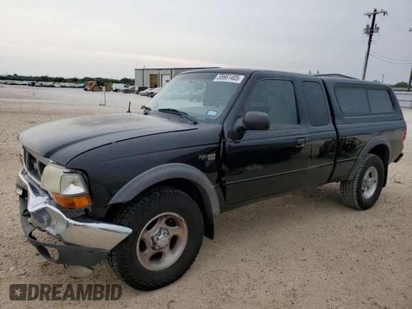 2000 Ford Ranger XLT with VIN 1FTZR15X7YPB39800, listed as a Copart auction lot 55661405 with 228,926 mi miles and Salvage title. Bid and sale history available at DreamBid. Image 1.