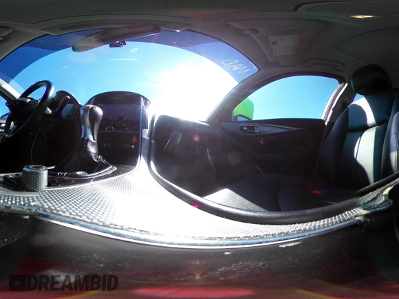 2014 Infiniti Q50 with VIN JN1BV7AP0EM682444, listed as a IAAI auction lot 41857312 with 140,765 mi miles. Bid and sale history available at carsss.com. Image 18.