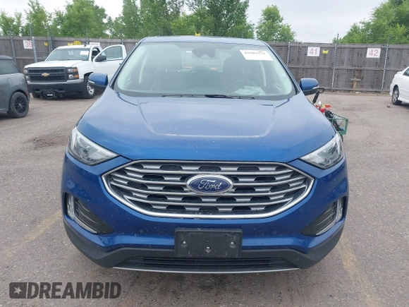 2022 Ford Edge Titanium with VIN 2FMPK4K95NBB05789, listed as a IAAI auction lot 42582372 with 58,379 mi miles and . Bid and sale history available at DreamBid. Image 12.