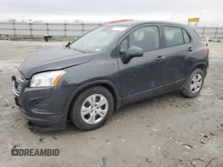 2016 Chevrolet Trax LS with VIN 3GNCJKSB1GL245561, listed as a Copart auction lot 47988605 with 260,028 mi miles and Salvage Title. Bid and sale history available at carsss.com. Image 1.