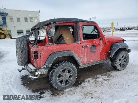2018 Jeep Wrangler Sport with VIN 1C4GJXAG8JW167544, listed as a Copart auction lot 87440684 with 139,214 mi miles and Salvage Title. Bid and sale history available at carsss.com. Image 3.