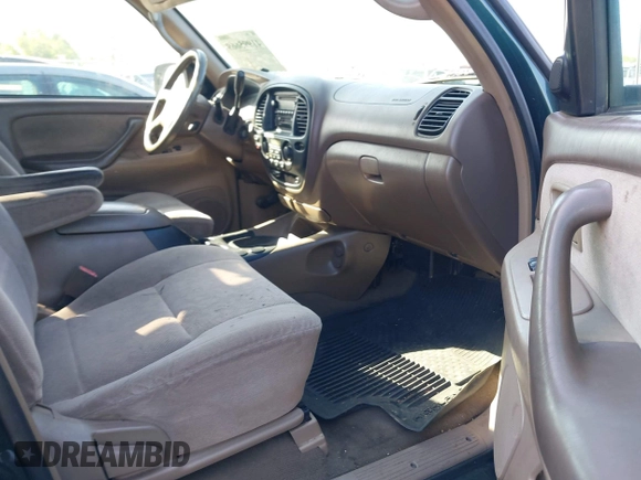 2002 Toyota Sequoia SR5 with VIN 5TDZT34A82S071997, listed as a IAAI auction lot 41995669 with 258,869 mi miles and . Bid and sale history available at carsss.com. Image 5.