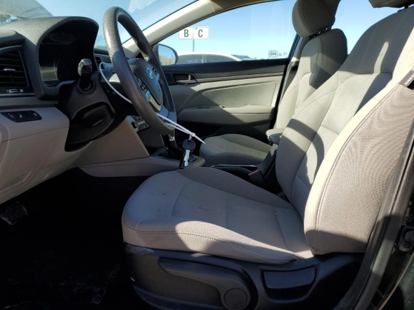 2018 Hyundai Elantra SEL with VIN 5NPD84LF6JH358550, listed as a Copart auction lot 82788224 with 122,070 mi miles and Salvage Title. Bid and sale history available at carsss.com. Image 7.