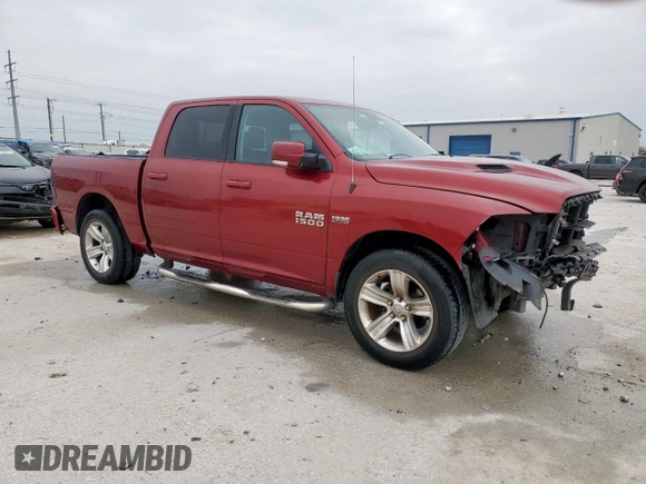 2014 Ram 1500 Sport z VIN 1C6RR6MTXES326735, wystawiony jako Copart lot #51507125 z przebiegiem 168 426 mil mil oraz Szkoda całkowita • Salvage title. Historia ofert i sprzedaży dostępna na DreamBid. Obrazek 4.