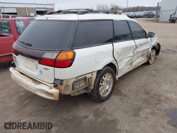 2002 Subaru Legacy Outback VDC with VIN 4S3BH896827655881, listed as a IAAI auction lot 41498930 with 219,672 mi miles and . Bid and sale history available at DreamBid. Image 4.