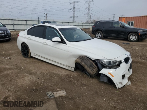 2018 BMW 3 Series 330i xDrive with VIN WBA8D9G58JNU66872, listed as a Copart auction lot 49482245 with 58,467 mi miles and Salvage title. Bid and sale history available at DreamBid. Image 4.