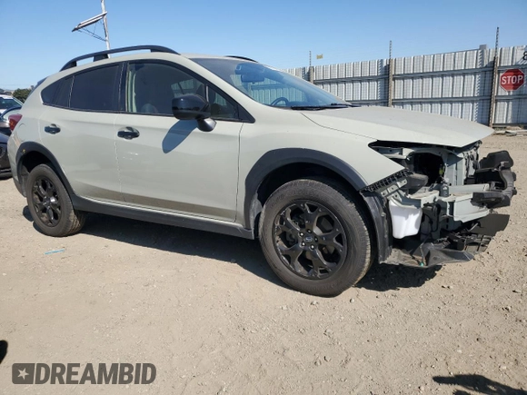 2023 Subaru Crosstrek Premium with VIN JF2GTAPC5P8205662, listed as a Copart auction lot 62179985 with 24,603 mi miles and Salvage title. Bid and sale history available at DreamBid. Image 4.