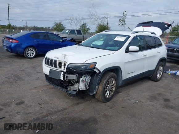 2019 Jeep Cherokee Latitude with VIN 1C4PJMCX0KD336934, listed as a IAAI auction lot 41172828 with 47,477 mi miles. Bid and sale history available at carsss.com. Image 17.