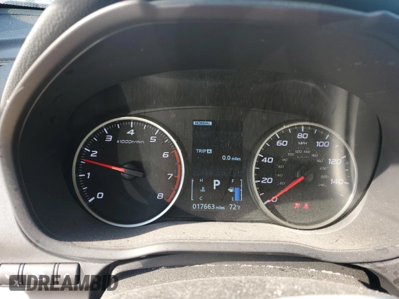 2023 Mitsubishi Eclipse Cross LE with VIN JA4ATVAA6PZ044262, listed as a Copart auction lot 57386495 with 17,663 mi miles and Salvage title. Bid and sale history available at DreamBid. Image 9.