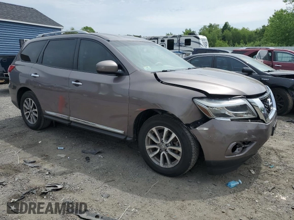 2014 Nissan Pathfinder SL with VIN 5N1AR2MM5EC650723, listed as a Copart auction lot 57839775 with 148,951 mi miles and Clean title. Bid and sale history available at DreamBid. Image 4.