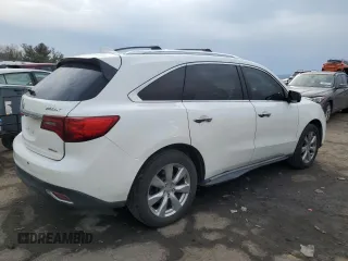 2015 Acura MDX Advance/Entertainment Pkg with VIN 5FRYD4H80FB013753, listed as a Copart auction lot 46831115 with 171,227 mi miles and Salvage Title. Bid and sale history available at carsss.com. Image 3.