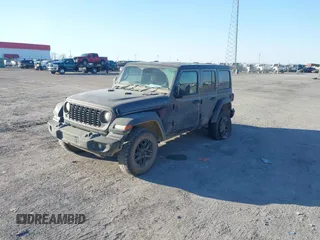 2024 Jeep Wrangler Sport with VIN 1C4PJXKN3RW291391, listed as a IAAI auction lot 41611728 with 17,155 mi miles and . Bid and sale history available at DreamBid. Image 16.