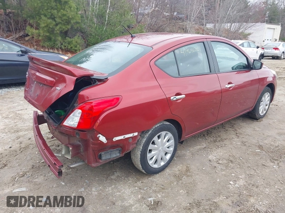 2019 Nissan Versa SV with VIN 3N1CN7AP9KL878327, listed as a IAAI auction lot 41964620 with 91,966 mi miles and . Bid and sale history available at DreamBid. Image 4.