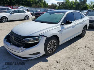 2019 Volkswagen Jetta SEL with VIN 3VWE57BU3KM198926, listed as a Copart auction lot 57618605 with 80,150 mi miles and Salvage title. Bid and sale history available at DreamBid. Image 1.