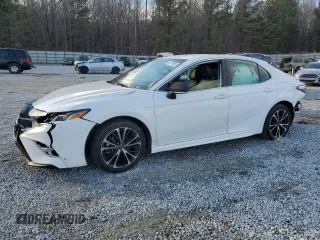 2019 Toyota Camry LE with VIN 4T1B11HK3KU808495, listed as a Copart auction lot 89317665 with 75,581 mi miles and Salvage Title. Bid and sale history available at carsss.com. Image 1.