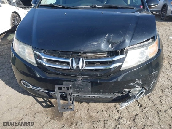 2014 Honda Odyssey Touring with VIN 5FNRL5H92EB078352, listed as a IAAI auction lot 41680386 with NaN miles. Bid and sale history available at carsss.com. Image 6.