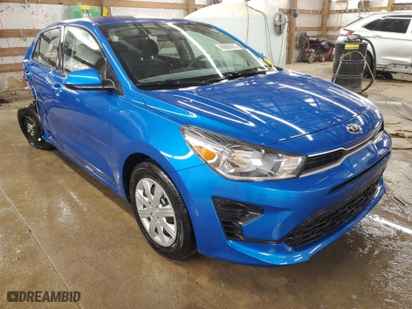 2021 Kia Rio 5-Door S with VIN 3KPA25AD3ME402346, listed as a Copart auction lot 45883675 with NaN miles and Salvage Title. Bid and sale history available at carsss.com. Image 4.