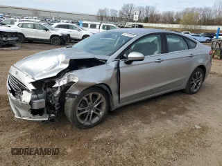 2020 Ford Fusion SE with VIN 3FA6P0T95LR255348, listed as a Copart auction lot 52105955 with 64,627 mi miles and Non repairable. Bid and sale history available at DreamBid. Image 1.
