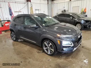 2018 Hyundai Kona Limited with VIN KM8K3CA55JU126419, listed as a Copart auction lot 42784275 with 58,432 mi miles and Salvage Title. Bid and sale history available at carsss.com. Image 4.