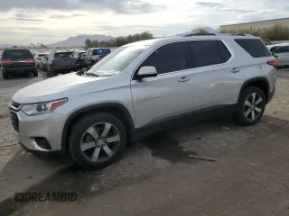 2018 Chevrolet Traverse LT z VIN 1GNEVHKW6JJ101635, wystawiony jako Copart lot #50765775 z przebiegiem 84 280 mil mil oraz Szkoda całkowita • Salvage title. Historia ofert i sprzedaży dostępna na DreamBid. Obrazek 1.