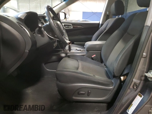2017 Nissan Pathfinder SV with VIN 5N1DR2MM4HC695511, listed as a Copart auction lot 53692755 with 90,148 mi miles and Salvage title. Bid and sale history available at DreamBid. Image 7.