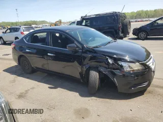 2014 Nissan Sentra S with VIN 3N1AB7AP4EL656704, listed as a Copart auction lot 54976375 with 29,102 mi miles and Salvage Title. Bid and sale history available at DreamBid. Image 4.