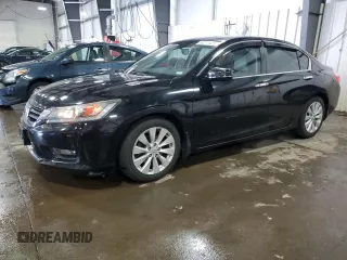 2015 Honda Accord EX-L с VIN 1HGCR2F89FA076302, выставлен на аукционе Copart как лот 60211425 с пробегом 106 817 миль миль и Списание • Salvage title. История ставок и продаж доступна на DreamBid. Изображение 1.