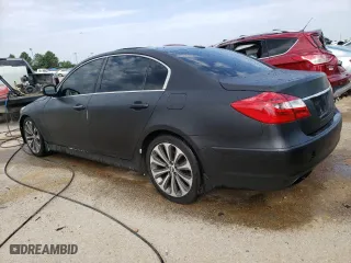 2014 Hyundai Genesis 5.0L R-Spec with VIN KMHGC4DH1EU265213, listed as a Copart auction lot 61543503 with 76,661 mi miles and Salvage Title. Bid and sale history available at carsss.com. Image 2.