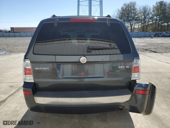 2008 Mercury Mariner with VIN 4M2CU91148KJ34422, listed as a Copart auction lot 49412785 with 143,755 mi miles and Salvage Title. Bid and sale history available at carsss.com. Image 6.