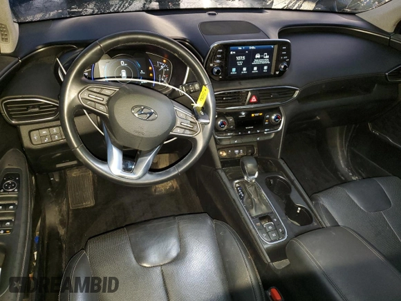 2020 Hyundai Santa Fe SEL with VIN 5NMS3CAA8LH279470, listed as a Copart auction lot 44563235 with 38,159 mi miles and Salvage Title. Bid and sale history available at carsss.com. Image 8.