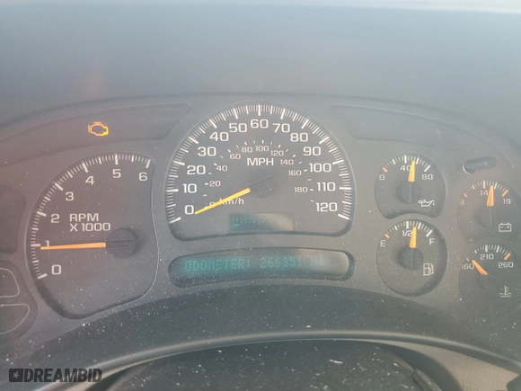 2003 GMC Sierra 1500 SLT with VIN 2GTEC19T531302554, listed as a Copart auction lot 73849244 with 266,351 mi miles and Salvage Title. Bid and sale history available at carsss.com. Image 9.