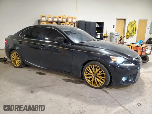 2015 Lexus IS 250 with VIN JTHCF1D21F5017770, listed as a Copart auction lot 47179845 with 171,876 mi miles and Salvage Title. Bid and sale history available at DreamBid. Image 4.