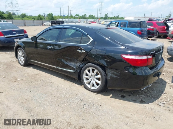2007 Lexus LS 460 with VIN JTHBL46F575049161, listed as a IAAI auction lot 42618220 with 120,106 mi miles and . Bid and sale history available at DreamBid. Image 3.