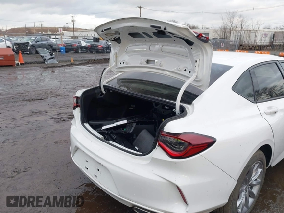 2021 Acura TLX w/A-Spec Package with VIN 19UUB5F53MA012897, listed as a IAAI auction lot 41571283 with 1 mi miles. Bid and sale history available at carsss.com. Image 19.