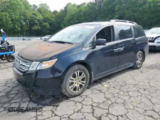2012 Honda Odyssey EX-L with VIN 5FNRL5H63CB025470, listed as a Copart auction lot 55162605 with 189,826 mi miles and Clean Title. Bid and sale history available at carsss.com. Image 1.
