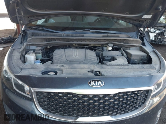 2016 Kia Sedona LX with VIN KNDMB5C18G6202573, listed as a IAAI auction lot 41841796 with 68,568 mi miles. Bid and sale history available at carsss.com. Image 10.
