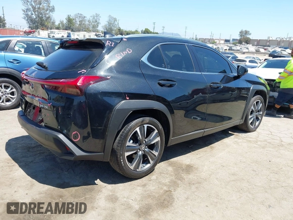 2022 Lexus UX 200 with VIN JTHX3JBH8N2047074, listed as a IAAI auction lot 42665051 with 27,249 mi miles and . Bid and sale history available at DreamBid. Image 4.
