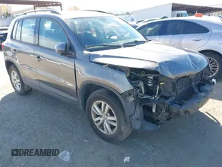 2017 Volkswagen Tiguan S with VIN WVGAV7AX8HK041434, listed as a IAAI auction lot 41691889 with 93,317 mi miles and . Bid and sale history available at DreamBid. Image 1.